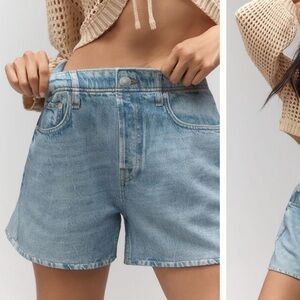 rag & bone Miramar Denim Knit Walking Shorts